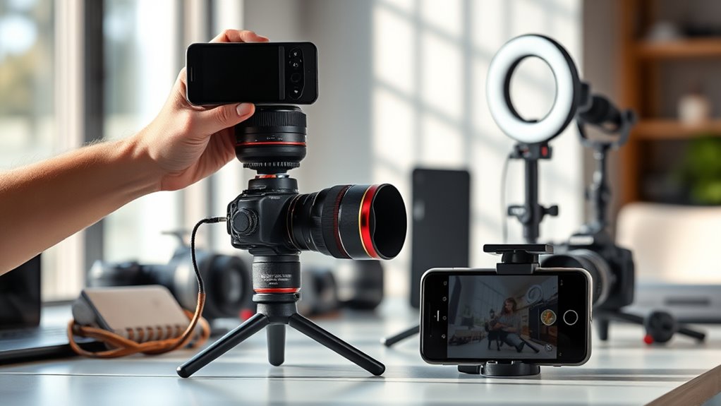 key self filming camera features