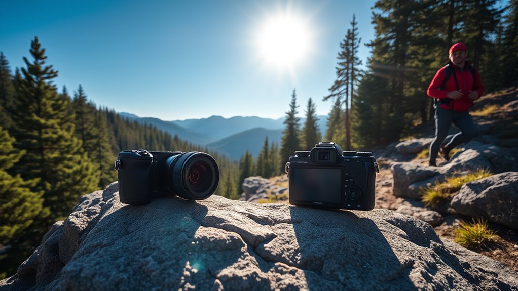 lightweight hiking mirrorless cameras