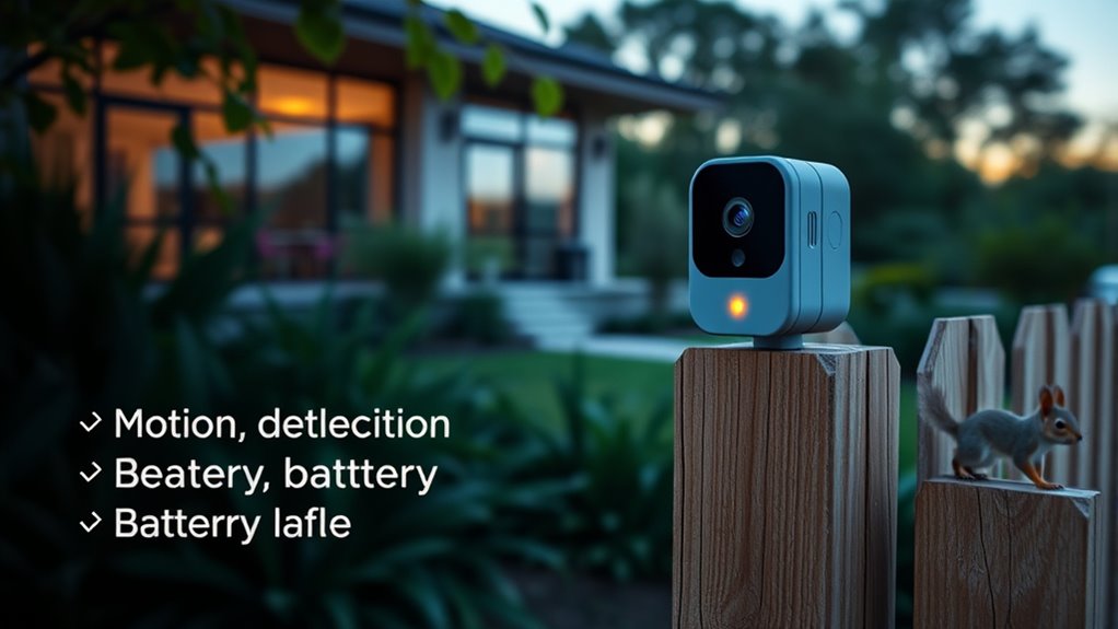 outdoor camera battery considerations