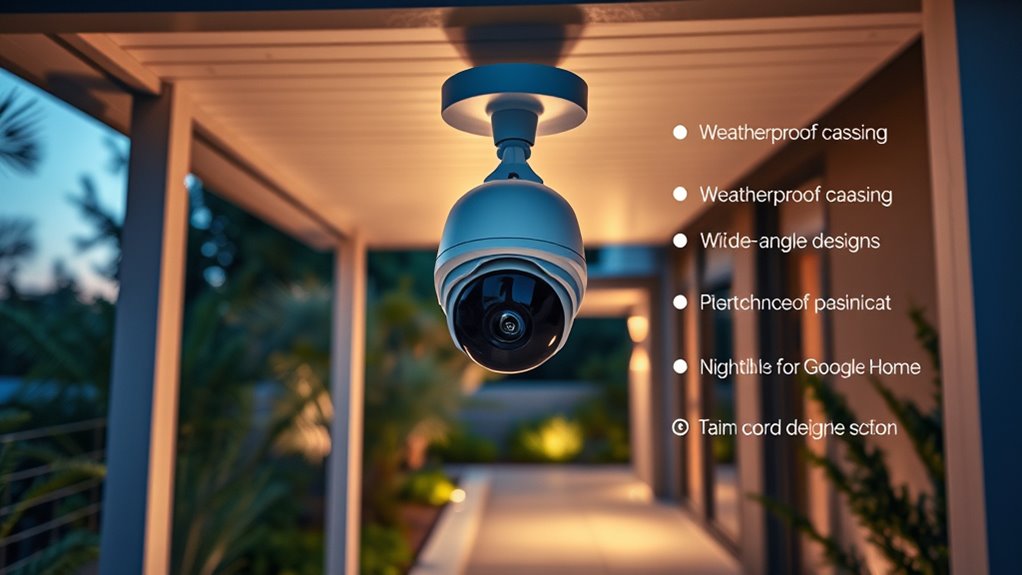 outdoor camera compatibility features