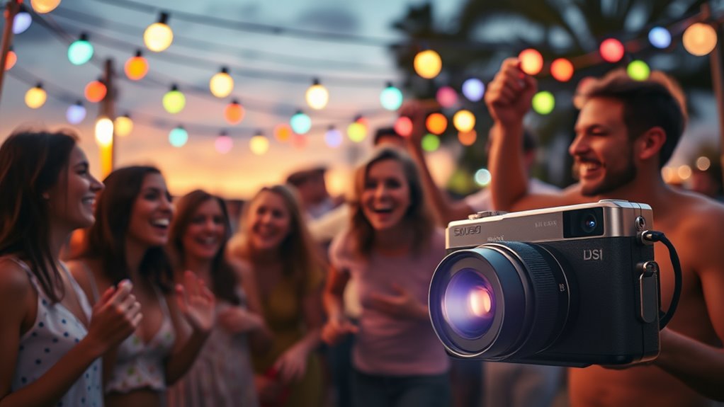 party ready camera features