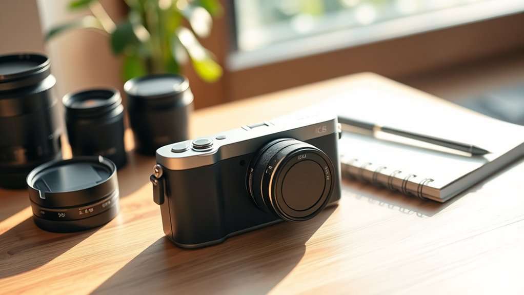 quiet portable camera features
