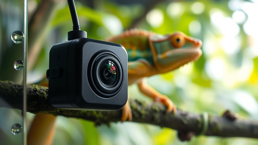 reptile enclosure camera features