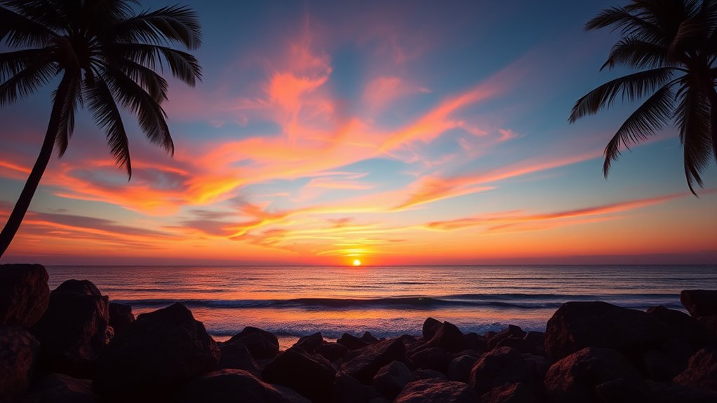 sunset photography camera settings