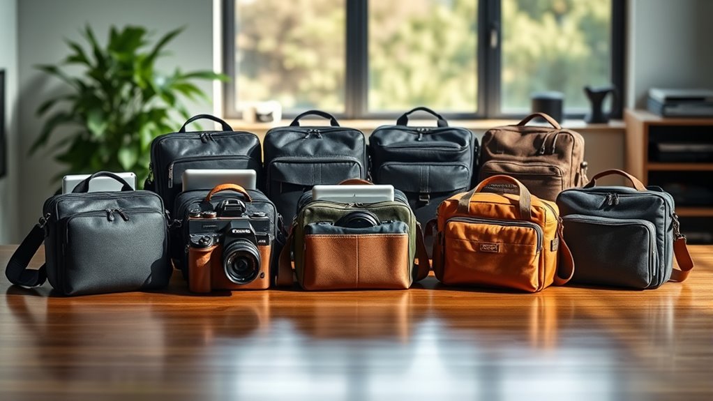 top camera laptop bags