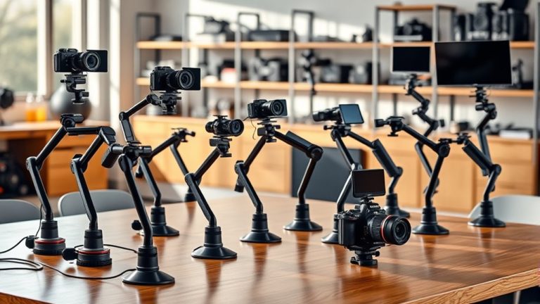 top camera magic arm options