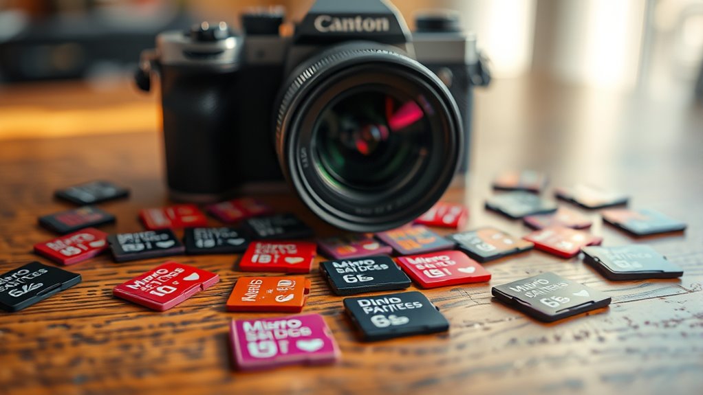 top camera micro sd cards