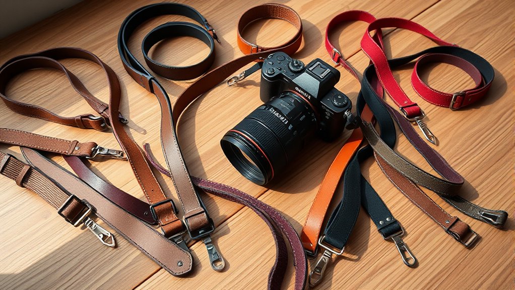 top camera neck straps