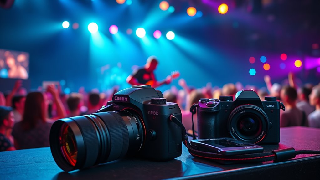 top cameras for band shows