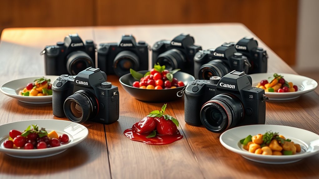 top canon food photography cameras