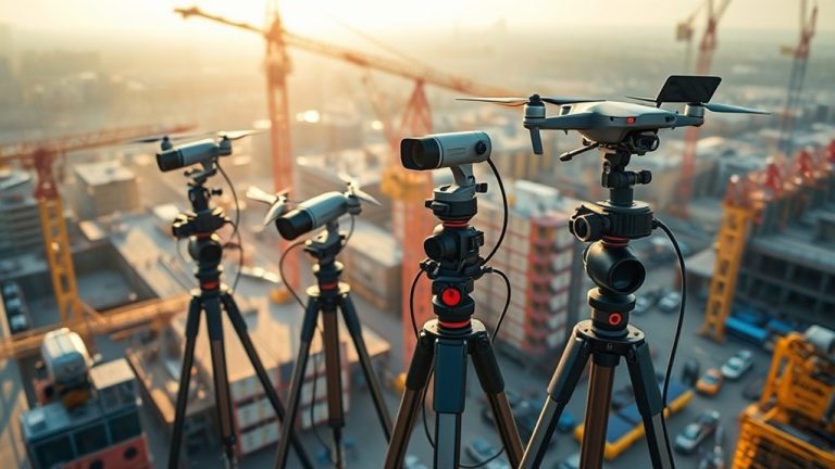 top construction camera setups