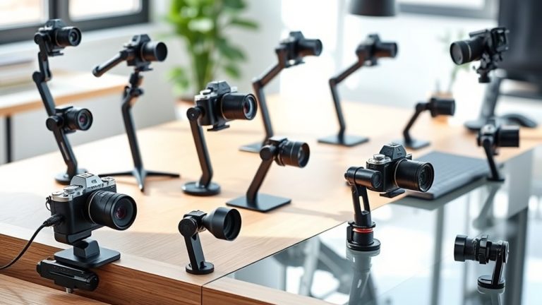 top desk camera mounts