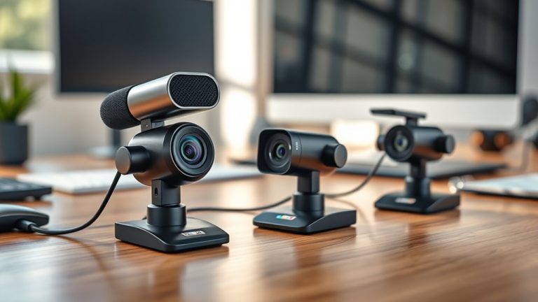 top desktop cameras with mics