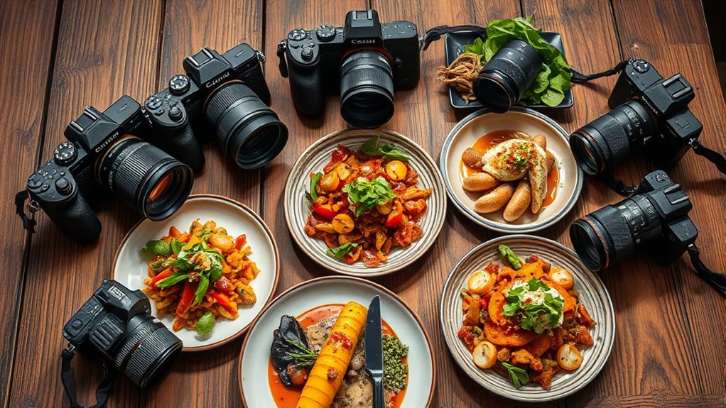 top food photography cameras