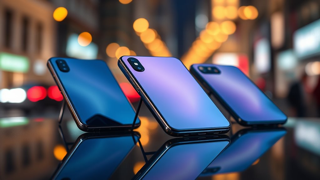 top front camera smartphones