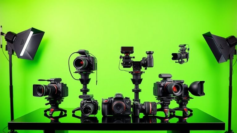 top green screen camera picks
