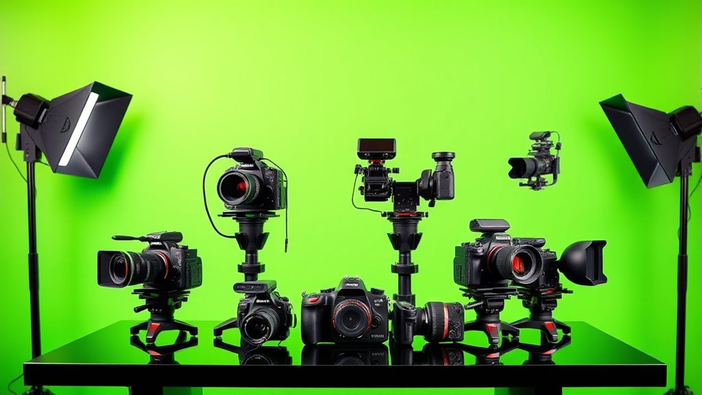 top green screen camera picks