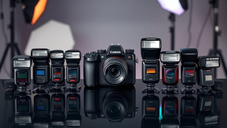 top mirrorless camera flashes