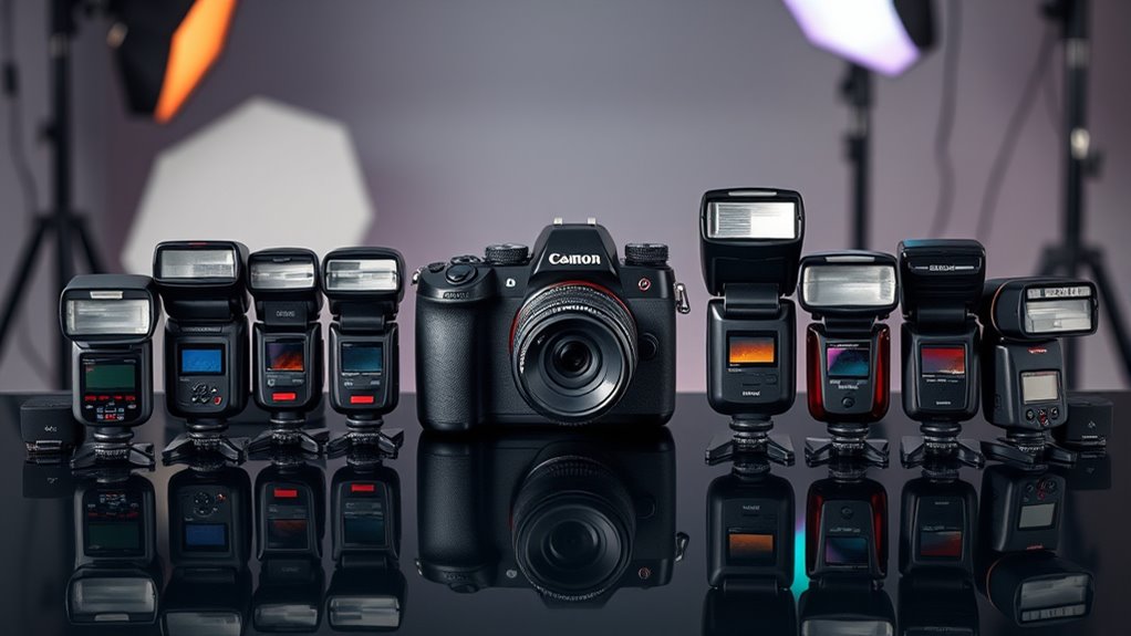 top mirrorless camera flashes