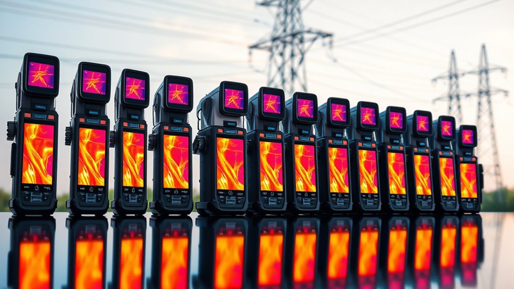top power line thermal cameras