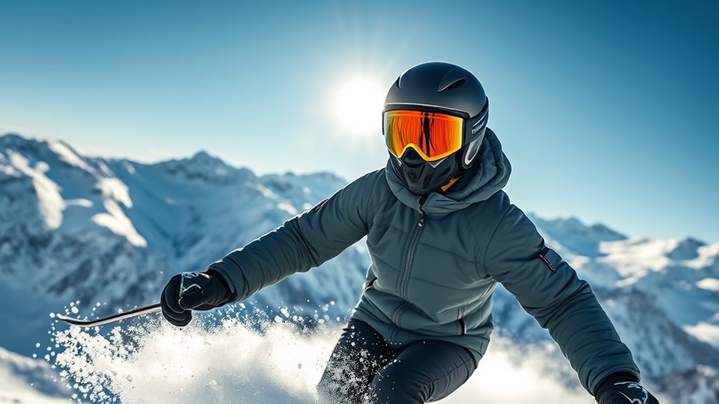 top skiing body cameras