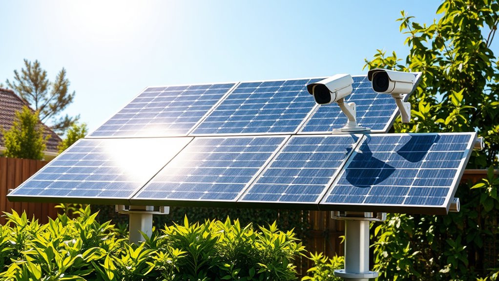 top solar security camera panels