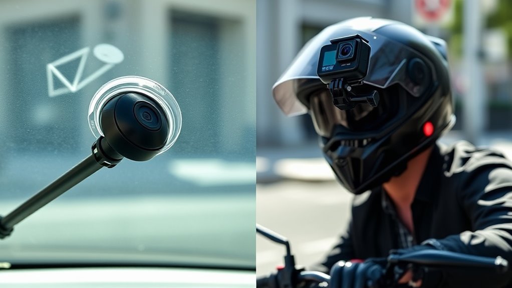 top suction camera mounts