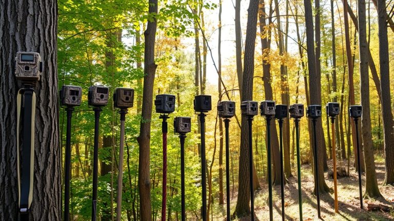 top trail camera mounting poles