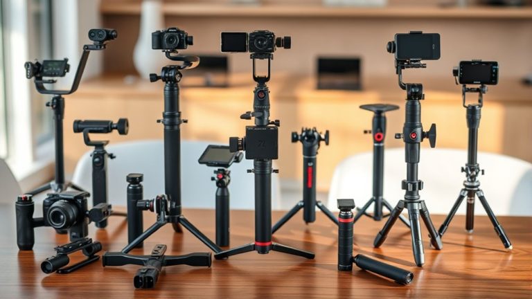 top video camera holders