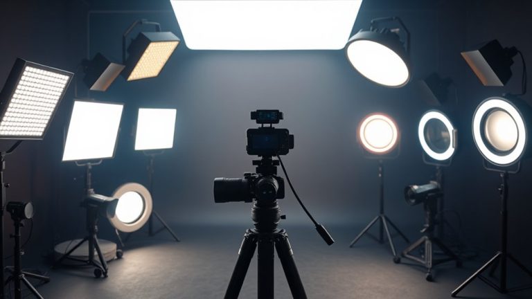 top video camera lighting guides