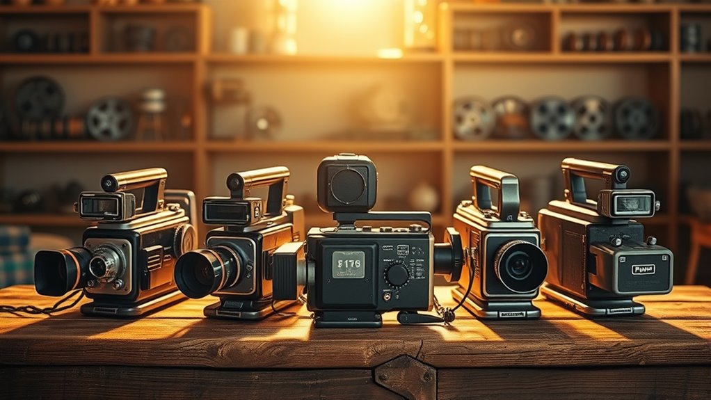 top vintage style video cameras
