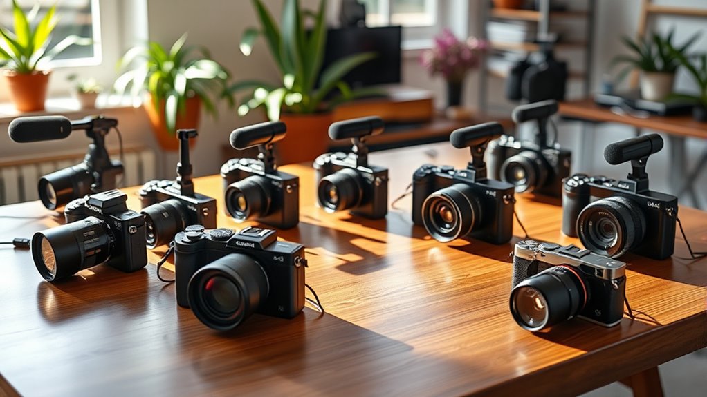 top vlogging cameras with microphones