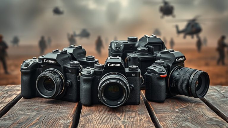 top war photography cameras