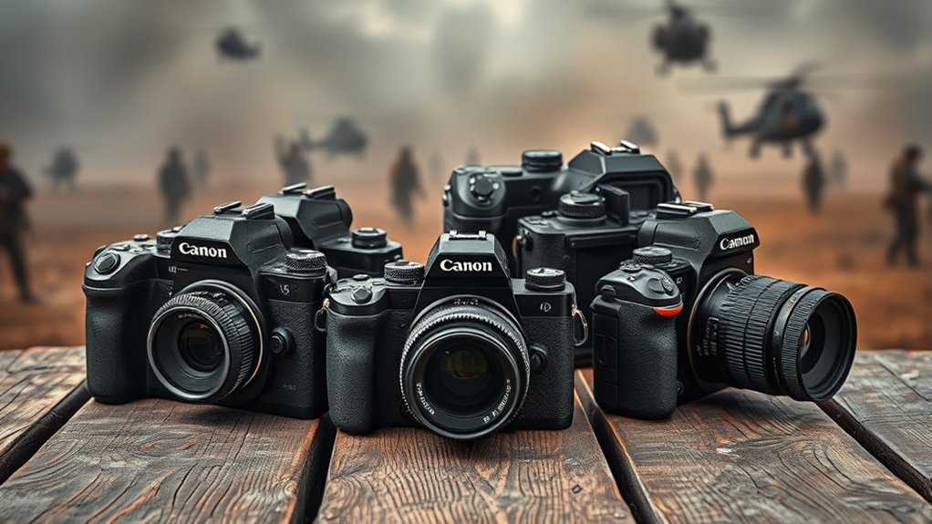 top war photography cameras