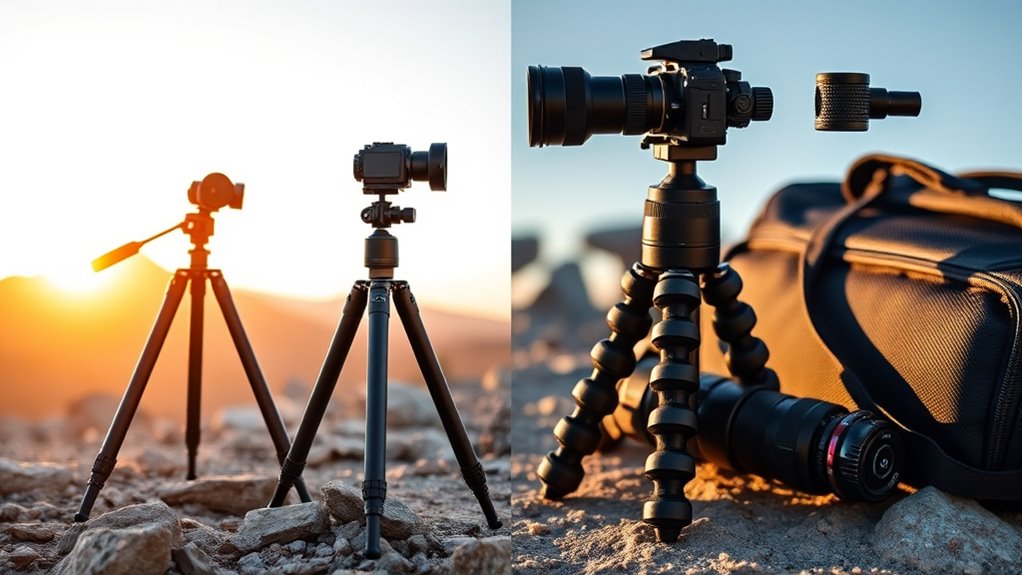 tripod load portability adjustability