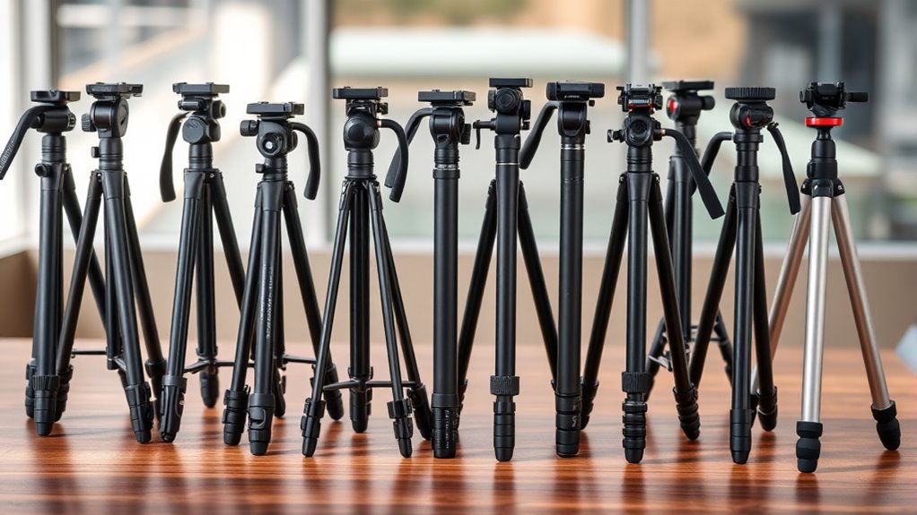 tripod weight height material