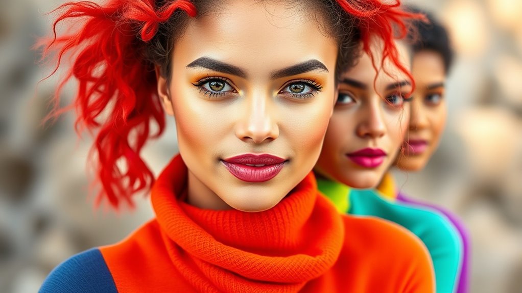 vibrant camera friendly colors