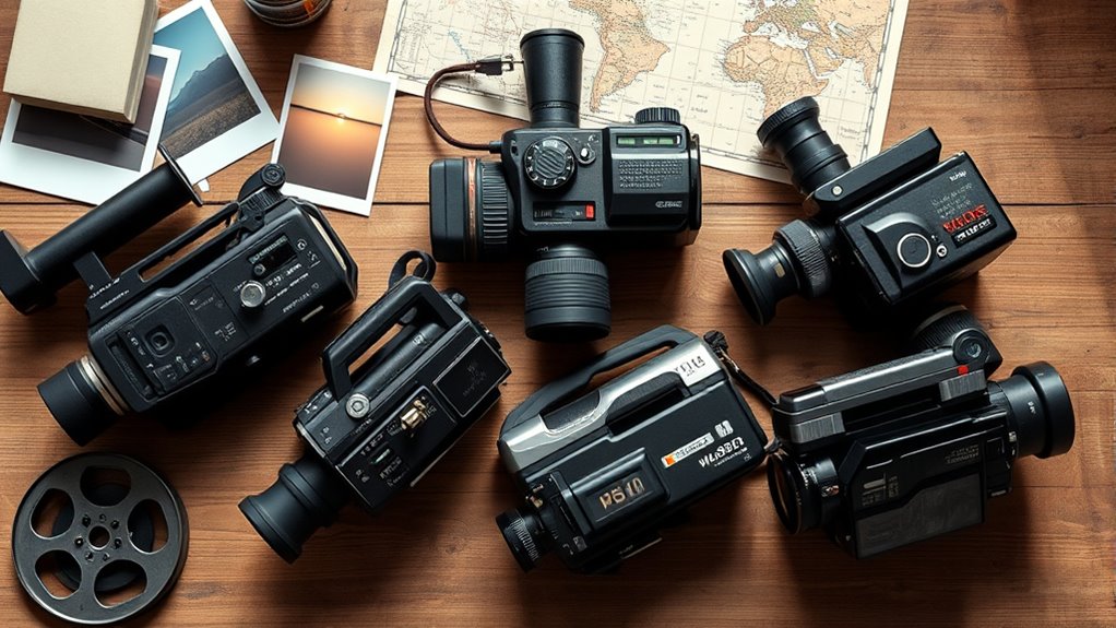 vintage style filming gear